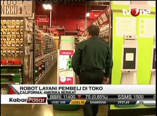 Aksi Robot Pelayan Toko di California