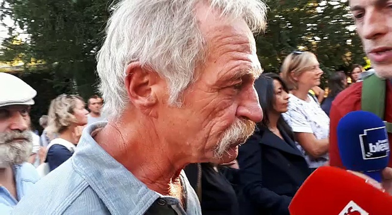 José Bové à la rencontre des militants anti-GCO