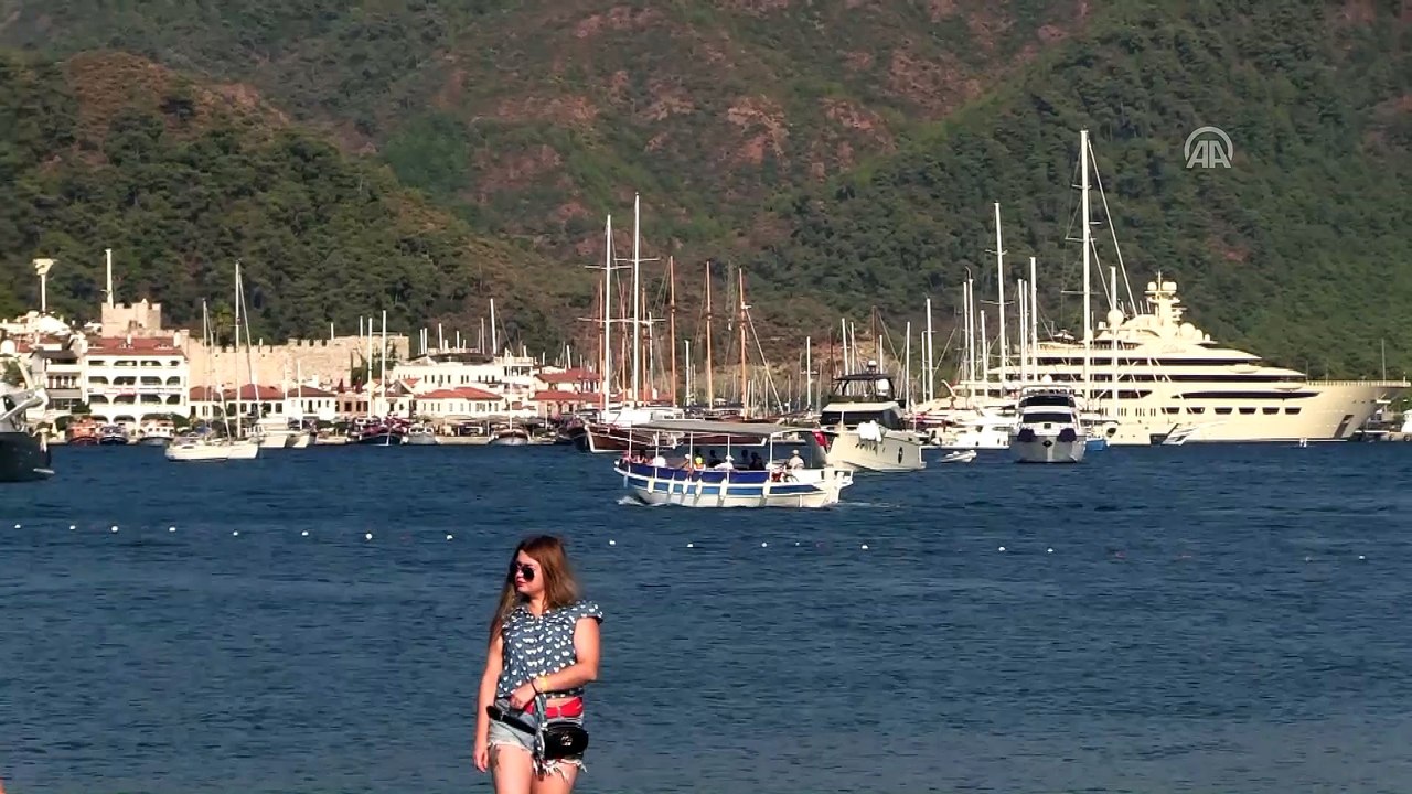 Özbek asıllı Rus milyarderin yatı 'Dilbar' Marmaris'te - MUĞLA