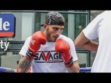 SAVAGE Sam Eggington | Khan vs Vargas PUBLIC WORKOUT