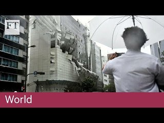 Typhoon Jebi hits Japan