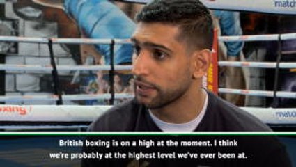 The whole world is talking about British boxing - Khan