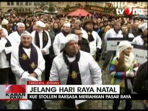 Tradisi Kue Stollen Seberat 3 Ton di Jerman Menyambut Hari Natal