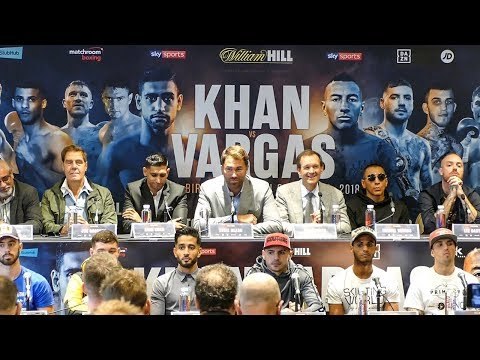 Amir Khan vs Samuel Vargas | FULL FINAL PRESS CONFERENCE- boxing