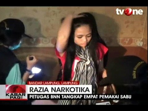 Razia Tempat Hiburan Malam, BNN Tangkap 4 Pemakai Sabu