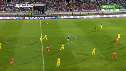 Aleksandar Mitrovic Goal HD - Serbia	1-0	Romania 10.09.2018