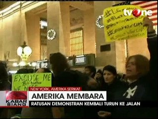 Massa AS Protes Tindakan Polisi yang Mencekik Hingga Tewas