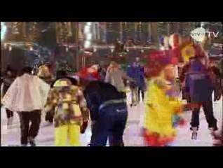 Serunya Bermain Ice Skating di Lapangan Merah