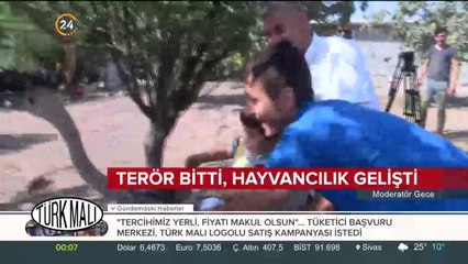 Terör bitti, hayvancılık gelişti