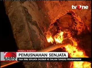 Ribuan Senjata Api Dihancurkan di Kosovo