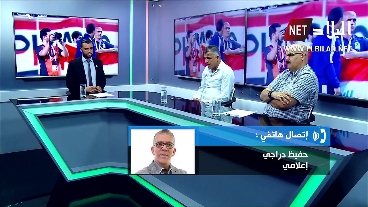شاهدوا ماذا قال حفيظ دراجي عن أحداث مباراة "اتحاد الجزائر" و"القوة الجوية" العراقي؟!