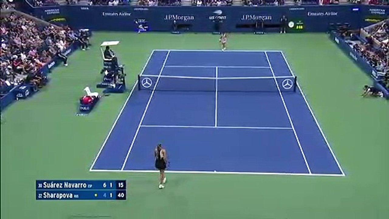 Carla Suarez Navarrovs Maria Sharapova  US Open 2018