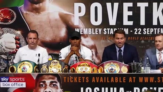 Anthony Joshua vs Alexander Povetkin- PRESS CONFERENCE
