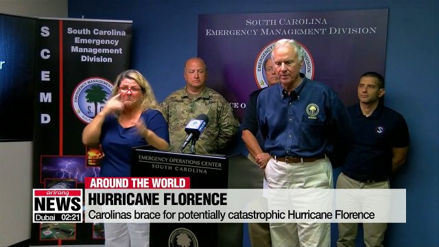 Carolinas brace for potentially catastrophic Hurricane Florence