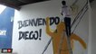 A un lado busto de CR7, llegó el grafiti de Dorados a Maradona