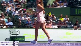 Jelena Ostapenko vs Elina Svitolina  QF Highlights