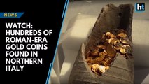 Watch: Hundreds of Roman-era gold coins found in northern Italy