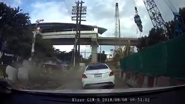 Thai roads are dangerous around.