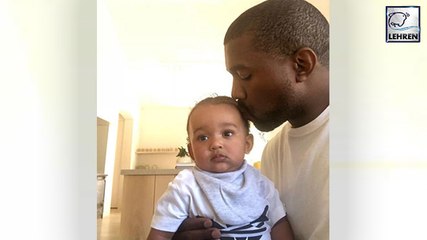 Kanye West Shares Adorable Pic Of Him Kissing Baby Chicago