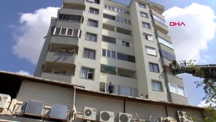 İstanbul- Kartal'da Yangında Mahsur Kalanlar Kurtarıldı