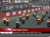 Finish Posisi Kedua, Marquez Juara Dunia MotoGP 2014
