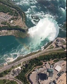 Niagara şelalesinin muhteşem görüntüsü