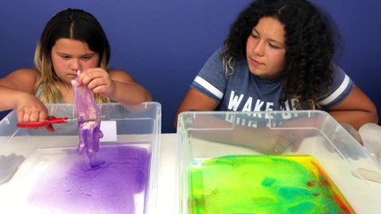 MYSTERY BOX OF SLIME GLOVES SWITCH- UP CHALLENGE!!!