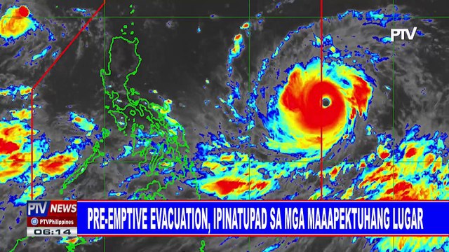 Pre-emptive evacuation, ipinatupad sa mga maaapektuhang lugar