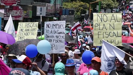 Acatamiento parcial de huelga en Costa Rica por reforma fiscal