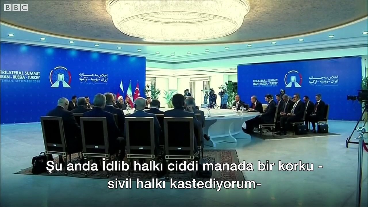 Tashran'da İdlib Zirvesi- Ateşkes konusunda anlaşma çıkmadı
