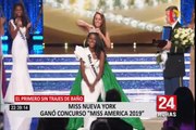 EEUU: miss Nueva York ganó concurso Miss América 2019