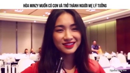 Hòa Minzy muốn có con và trở thành người mẹ lý tưởng