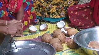 Traditional Coconut Cake Making For Whole Village