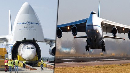 உலகின் இரண்டாவது பெரிய சரக்கு விமானம் சென்னை வந்தது- வீடியோ