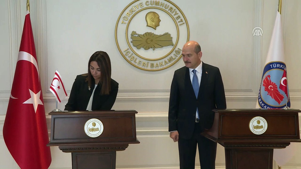 Soylu, KKTC'li mevkidaşı Baybars ile görüştü - ANKARA