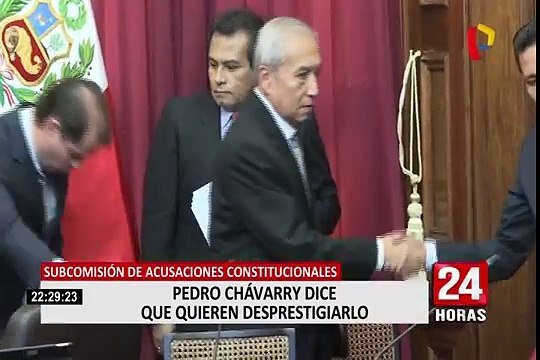 Chavarry e Hinostroza se presentan en subcomisión de Acusaciones Constitucionales
