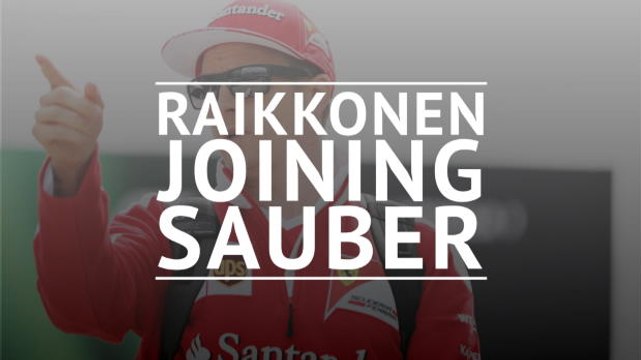 Ferrari confirm Raikkonen to leave team for Sauber