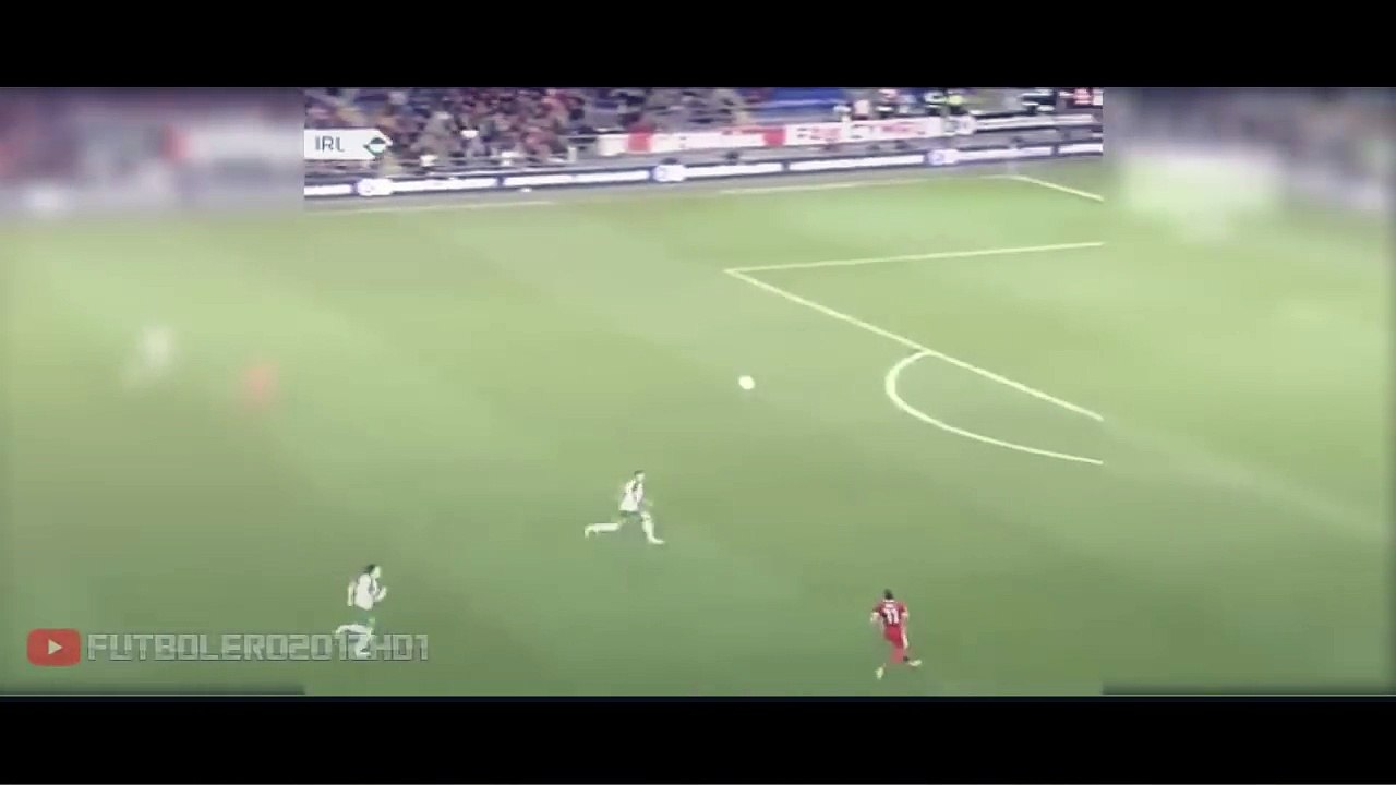El impresionante control y golazo por la escuadra de Bale âš½ Gales-Irlanda âš½ 2018