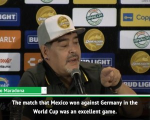 Mexico were excellent in World Cup win over Germany - Maradona