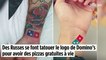 Des Russes se font tatouer le logo de Domino’s pour avoir des pizzas gratuites à vie
