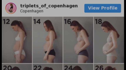 Enceinte de triplés, Maria surprend avec son immense ventre sur instagram