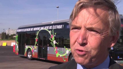 La livraison du premier grand bus électrique à la STIB