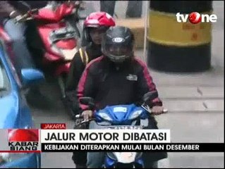 Kebijakan Jalur Motor Dibatasi