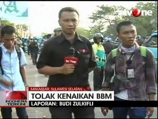 Polisi Pukuli Wartawan Saat Demo BBM