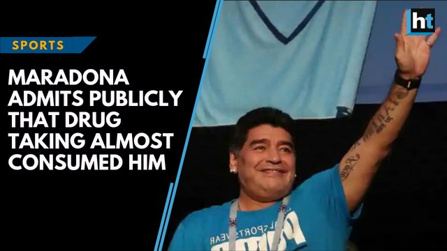 Maradona admits publicly that drug taking almost consumed him
