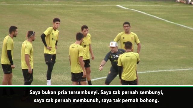 Saya Tak Pernah Bohong - Maradona Soal Tangani Klub Meksiko