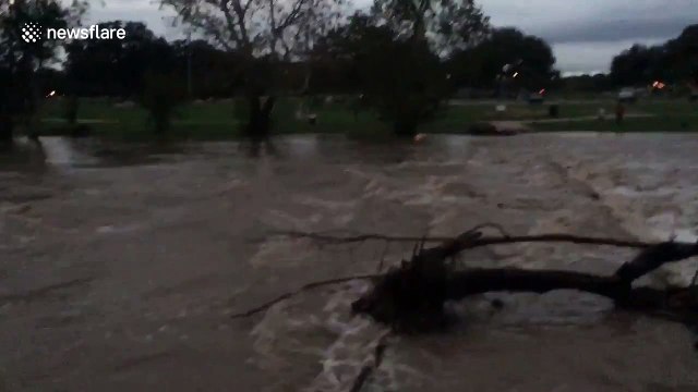 Flash flooding hits central Texas as Hurricane Florence moves east