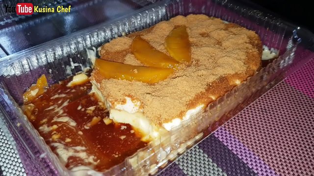 Mango Graham Leche Flan | Flavored Leche Flan (leche flan recipe)