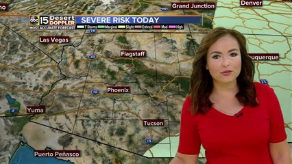 Dry air moves into Arizona