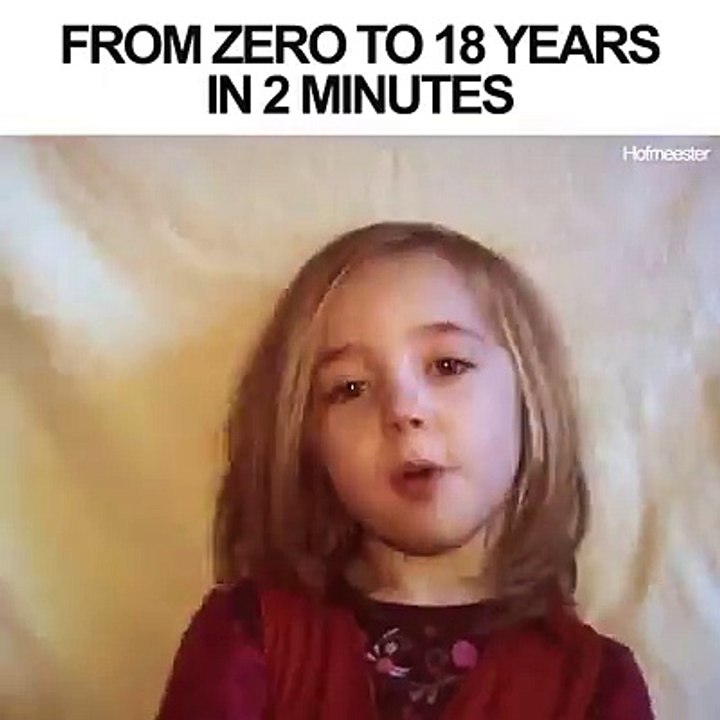 From zero to 18 years in 2 minutes Credit: facebook.com/frans.hofmeester